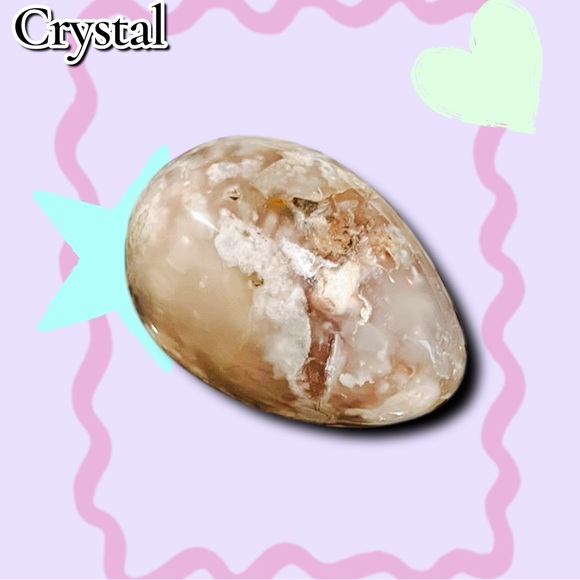 Polished Agate/Jasper Crystal Egg – Natural Stone - Picture 5 of 9